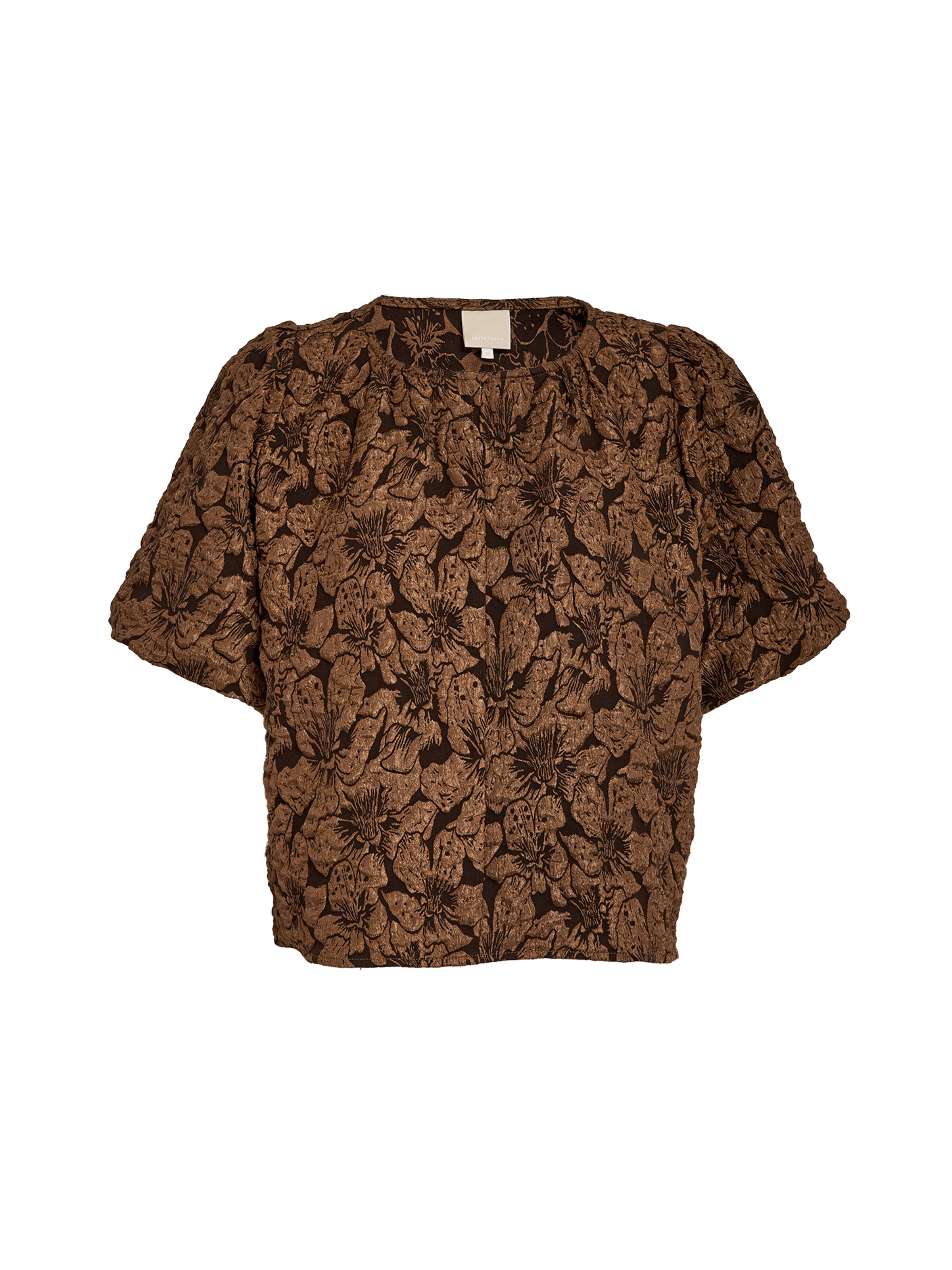Peppercorn Bluse 'Sigga' i brun: forside