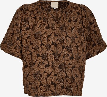 Peppercorn Bluse 'Sigga' i brun: forside