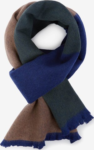 Boggi Milano Scarf ' Drill' in Blue: front