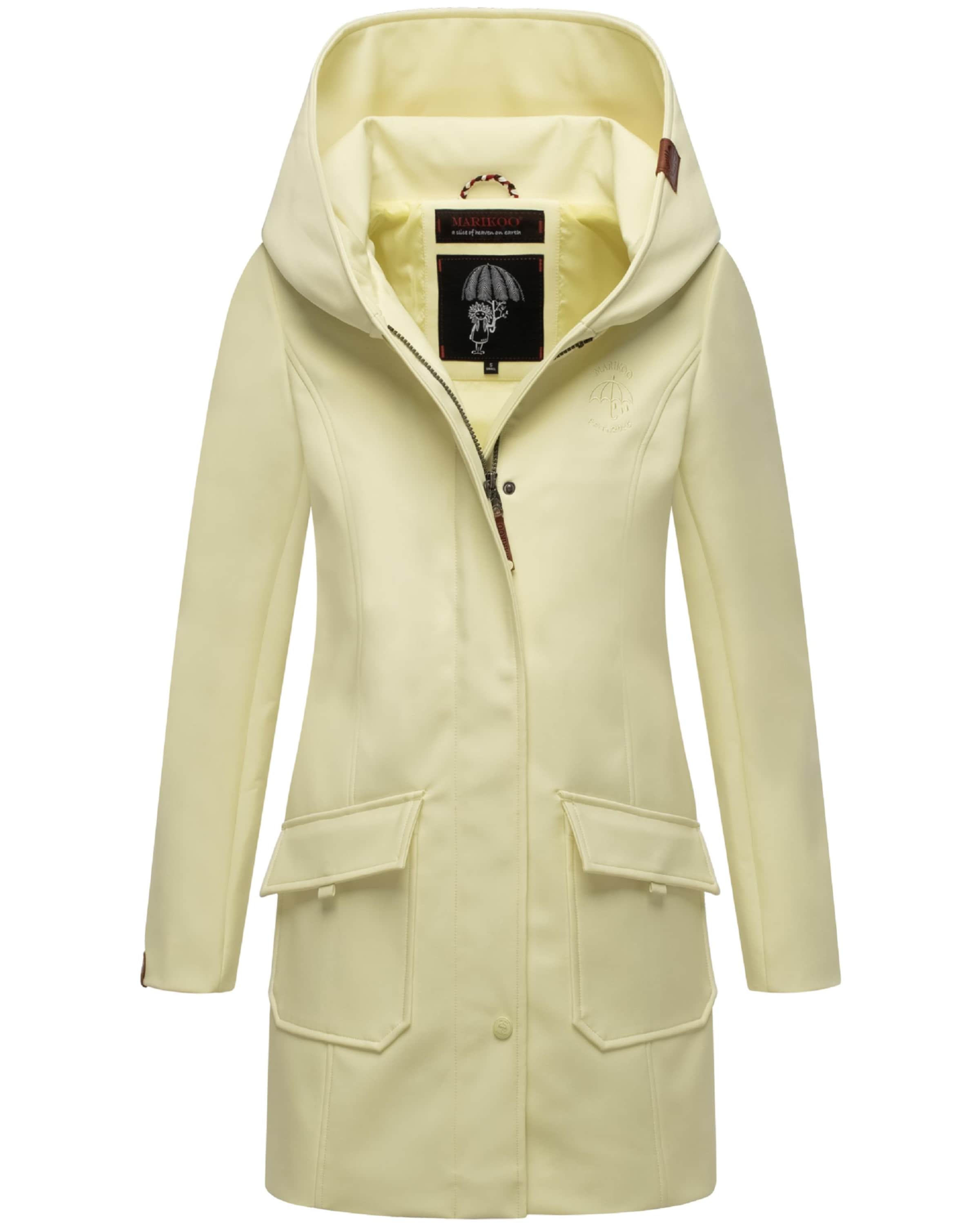 MARIKOO Raincoat 'Mayleen' in Yellow