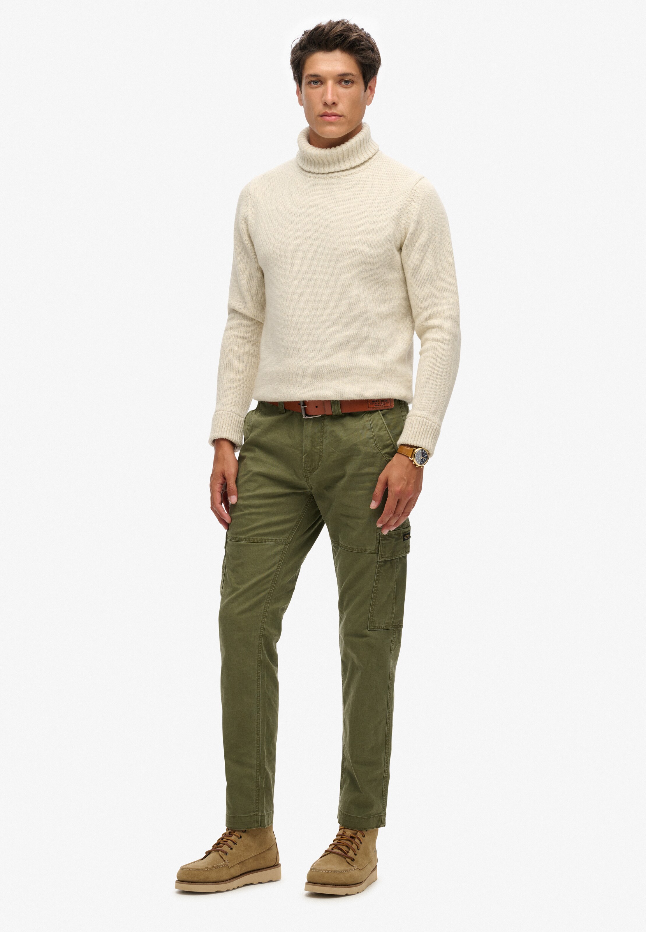 Regular Pantalon cargo Superdry & Co en vert