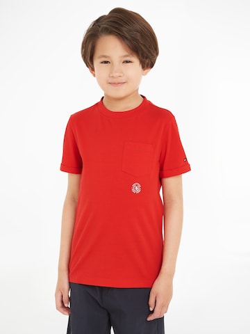 TOMMY HILFIGER T-Shirt in Rot