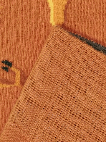 Von Jungfeld Socken 'Herbst Icons' in Orange