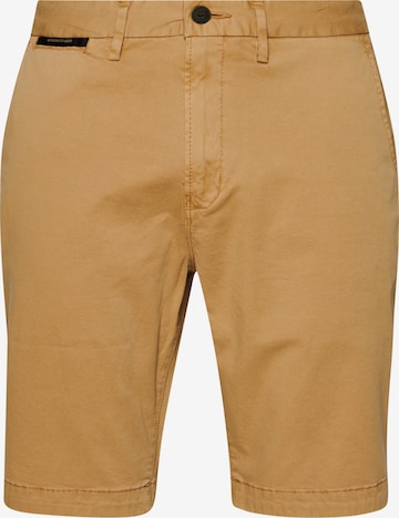 Pantalon chino Superdry en beige : devant
