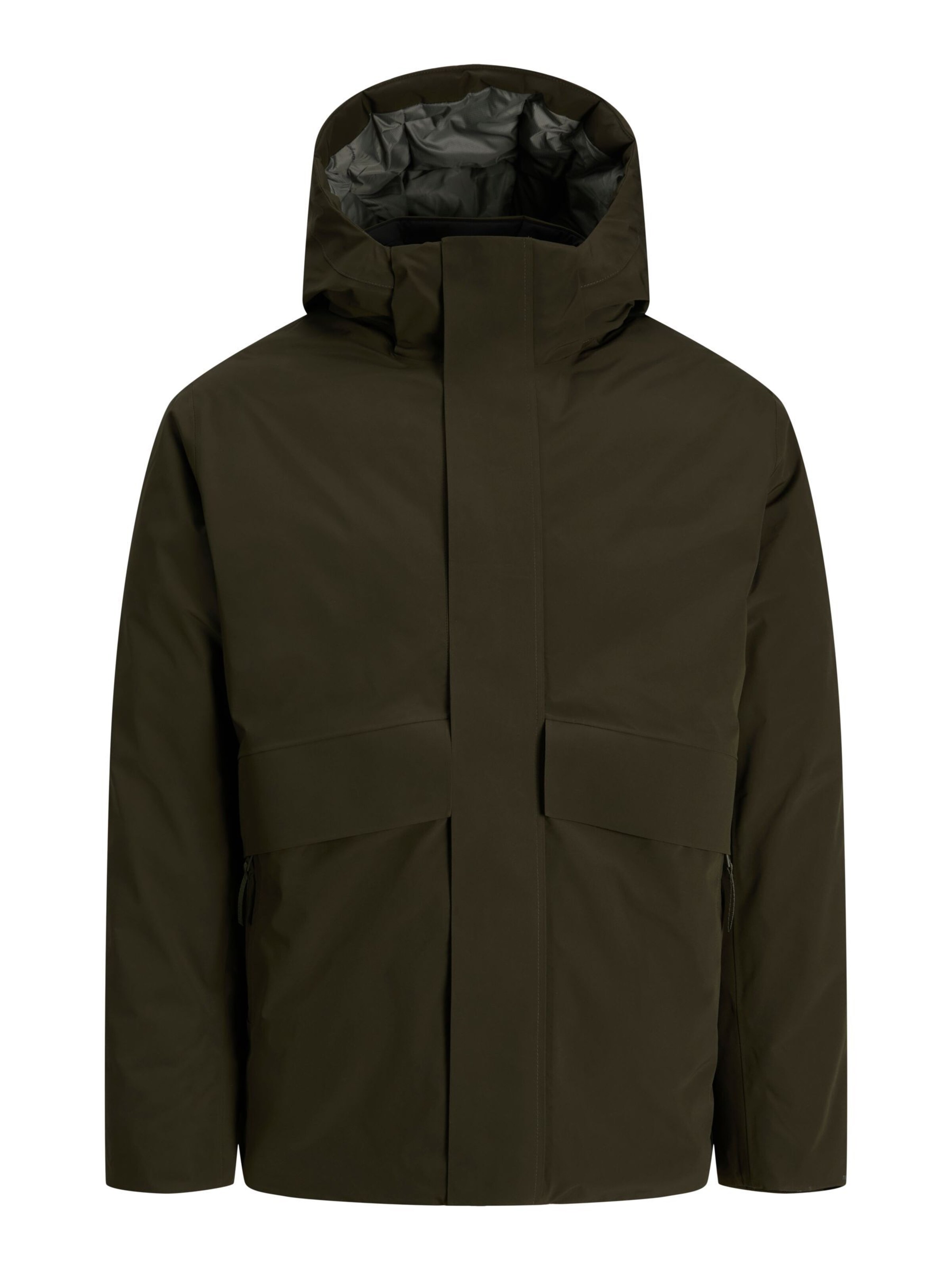 JACK & JONES Veste mi-saison en L en vert, Vue avec produit