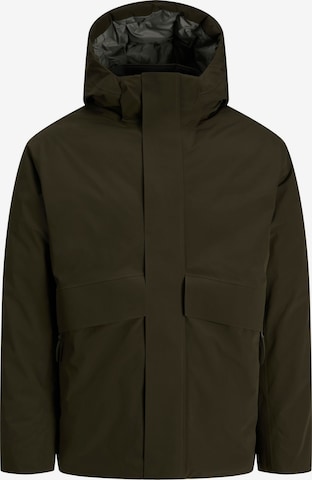 Veste fonctionnelle 'JPRBLAMoon' JACK & JONES en vert : devant