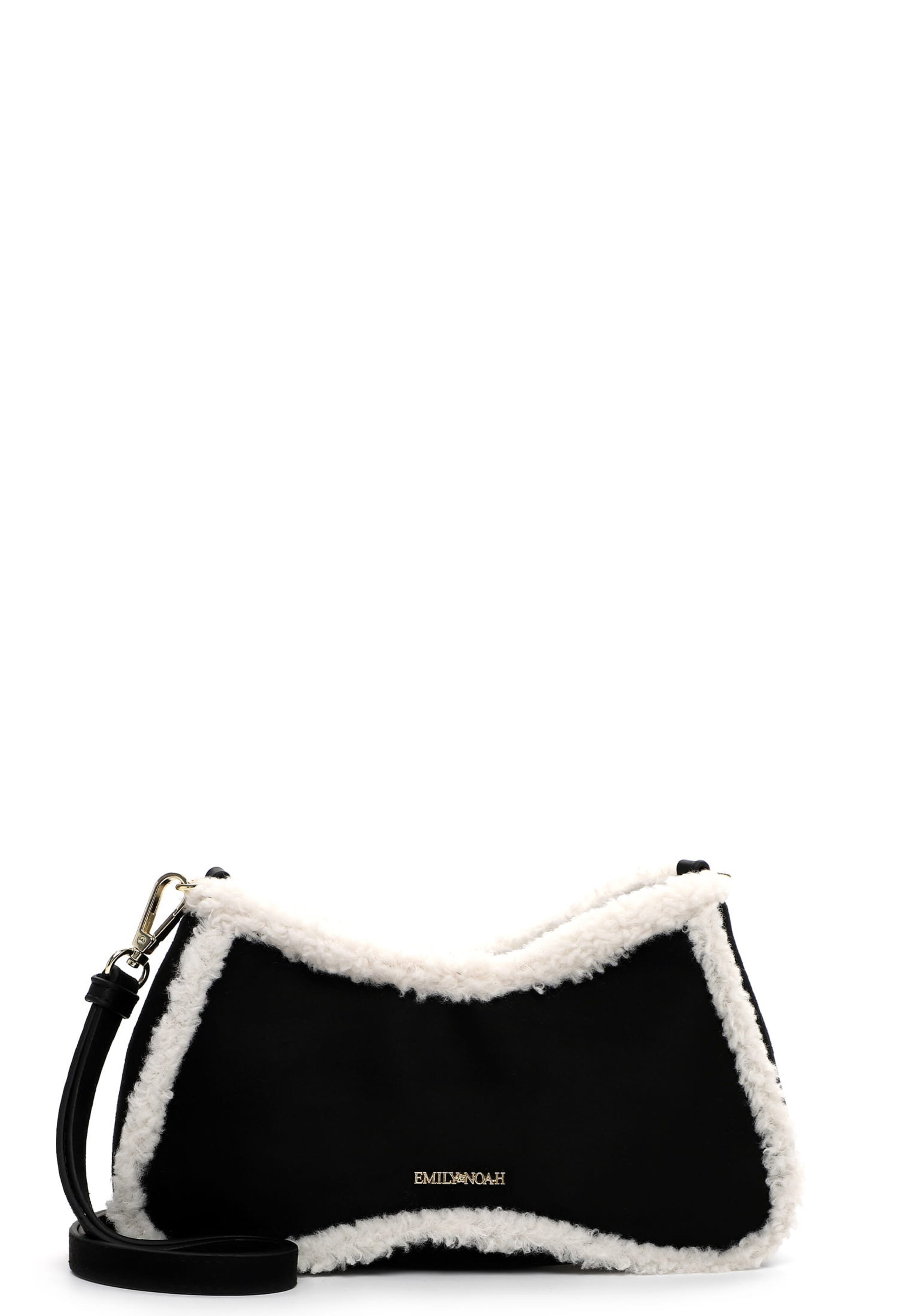 Emily & Noah Crossbody Bag 'Heiderose' in Black: front