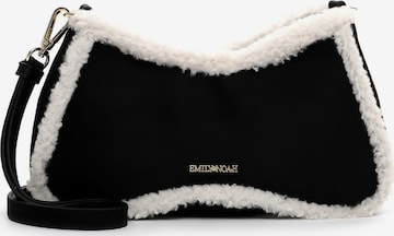 Emily & Noah Schoudertas 'Heiderose' in Zwart: voorkant