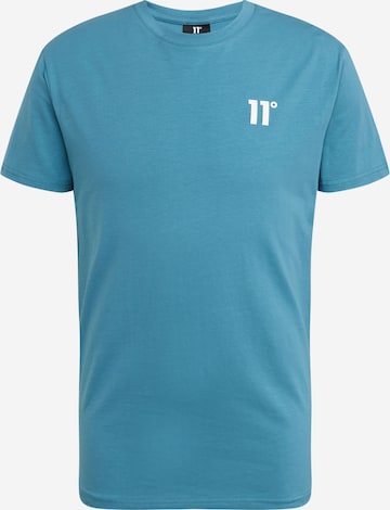 11 Degrees T-shirt i blå: framsida