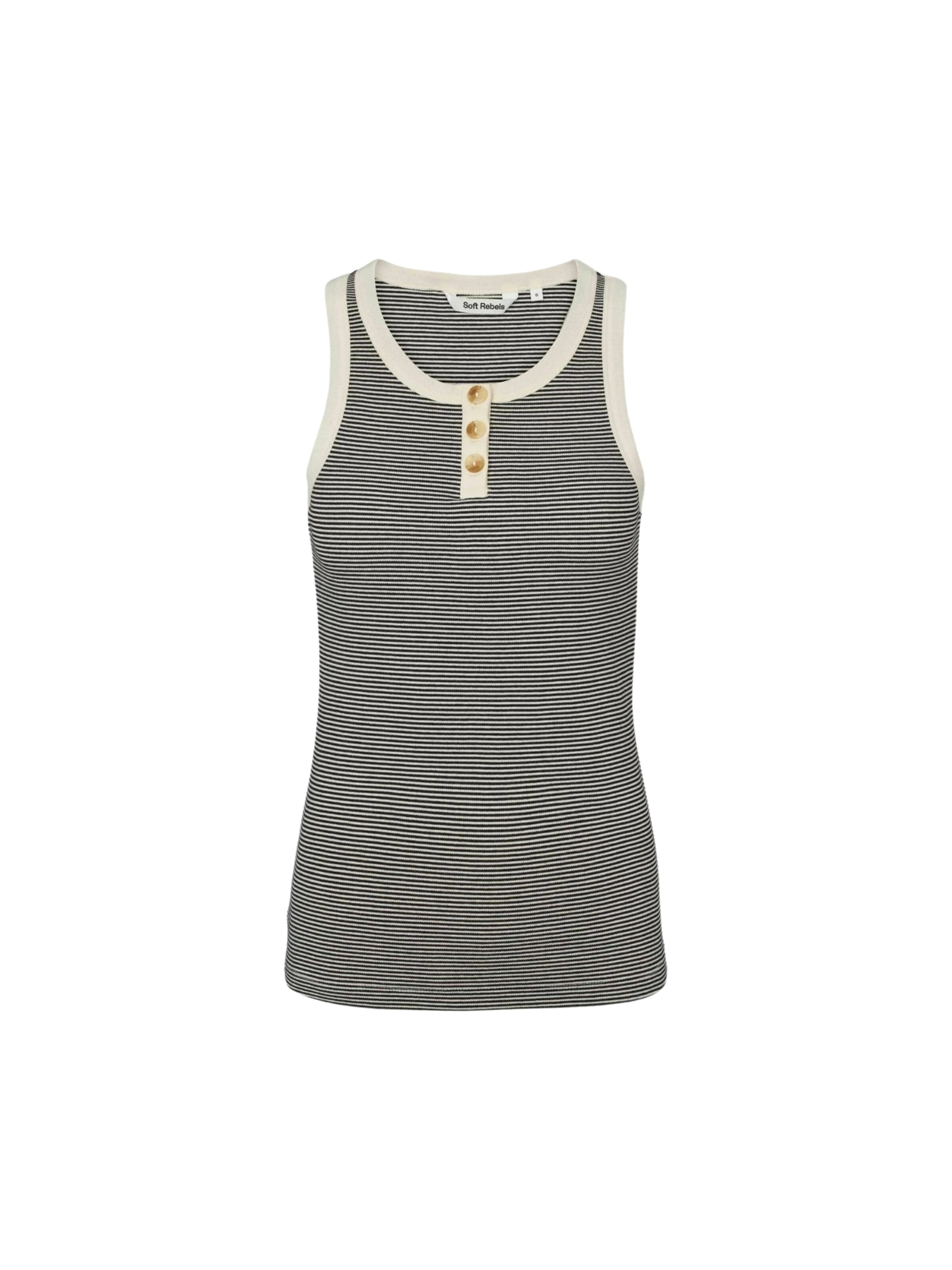 Soft Rebels Toppi värissä musta / offwhite, Tuotenäkymä