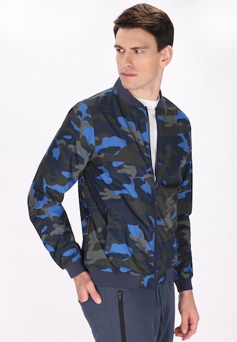 Mo ATHLSR Jacke in Blau: Vorderseite