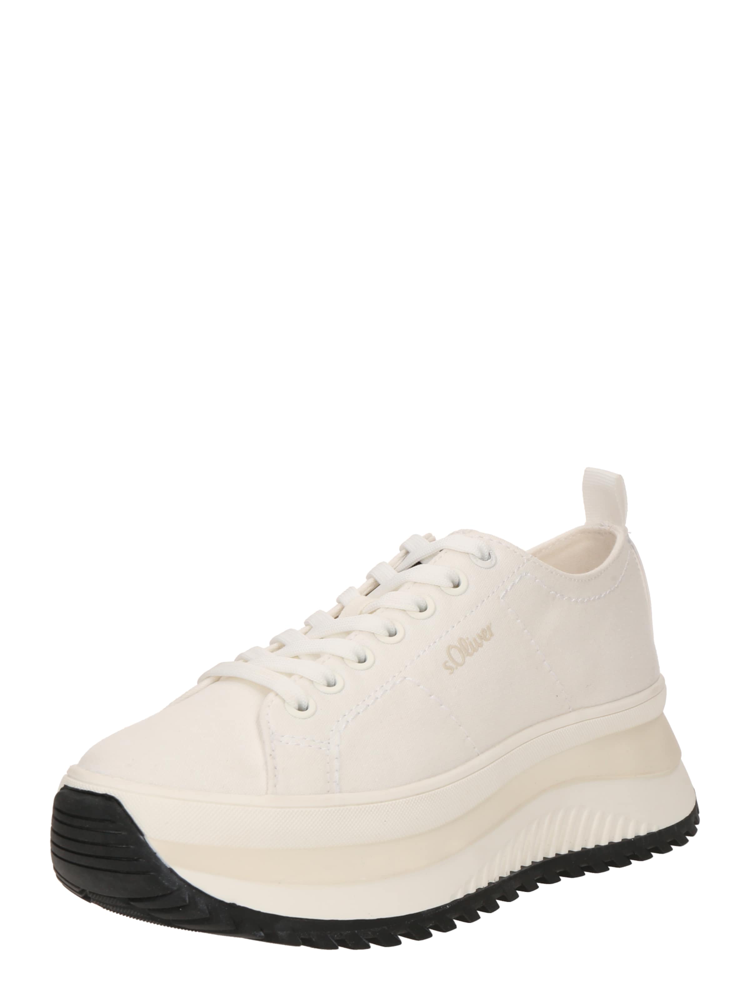 s.Oliver Platform trainers in White: front