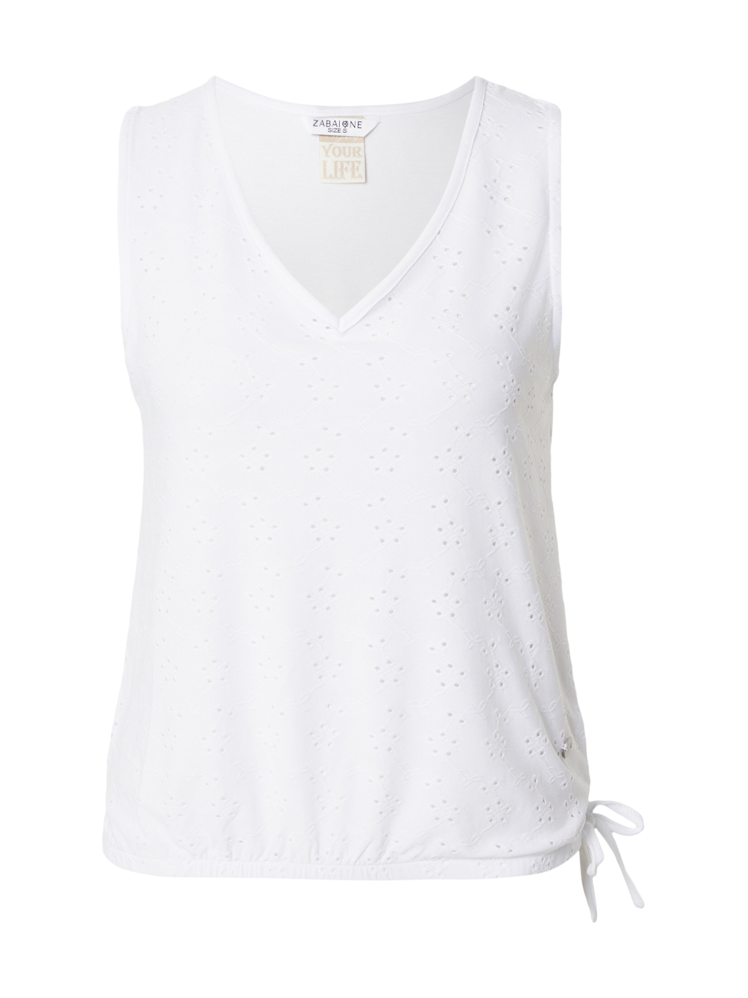 Haut 'Fa44bia' ZABAIONE en blanc : devant