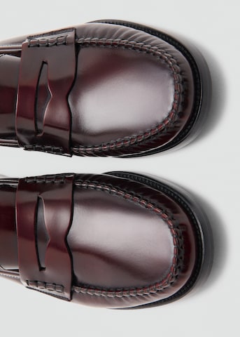 MANGO Mocassins 'LOUISA' in Rood