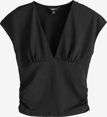 Next Shirt in Zwart: voorkant