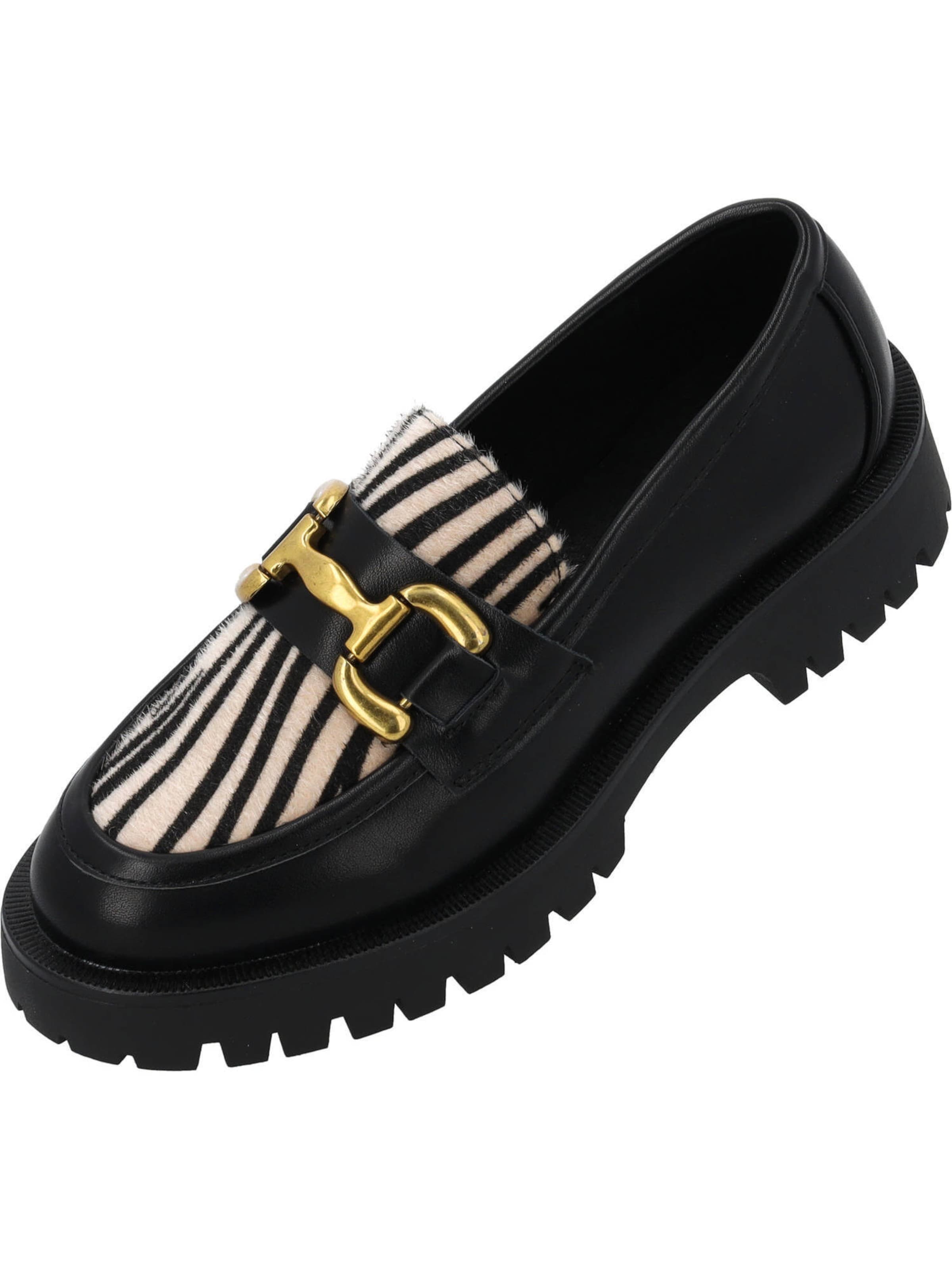 Palado Slip-ons 'Lolena' in Black: front