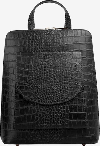 Sac à dos Cluty en noir : devant