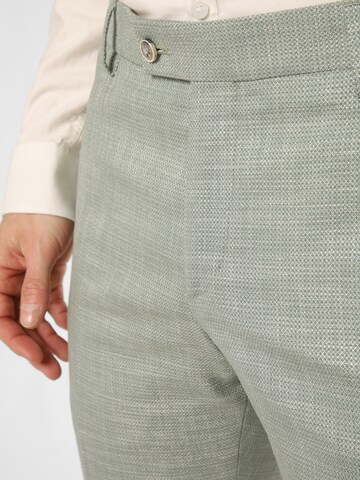 Finshley & Harding Regular Pleated Pants ' Mitch ' in Green