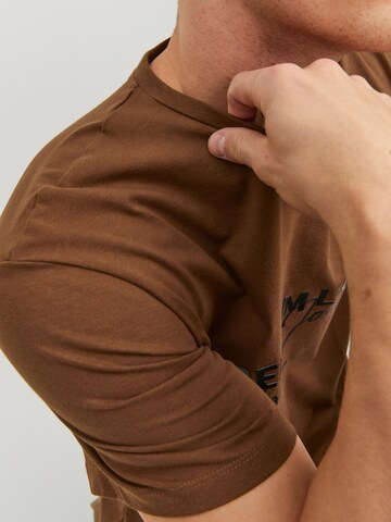 T-Shirt JACK & JONES en marron