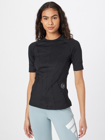 ADIDAS BY STELLA MCCARTNEY - Camiseta funcional 'Truepurpose ' en negro: frente