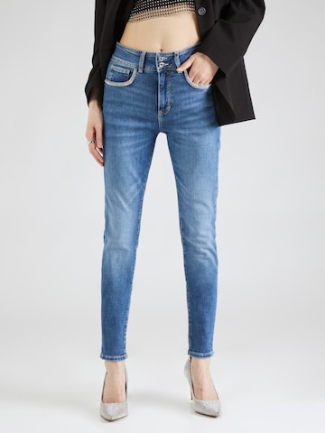 GUESS Slimfit Jeans 'SHAPE UP' i blå: forside