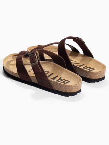 Bayton T-bar sandals 'Diane' in Brown