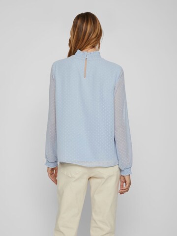 VILA Blouse 'DOBBY' in Blue