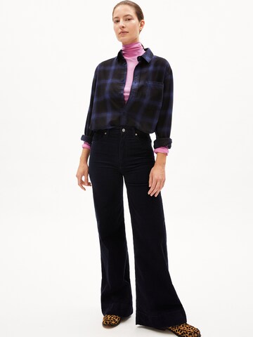 ARMEDANGELS Wide leg Broek 'MURLIAA' in Blauw