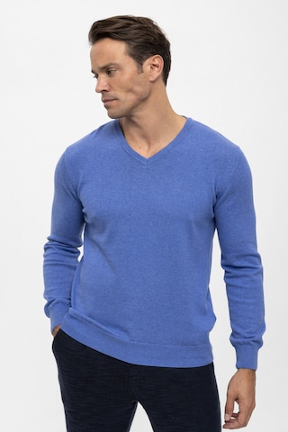 Pullover di Felix Hardy in blu: frontale
