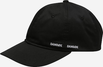 Samsøe Samsøe Cap 'Aribo' in Black: front