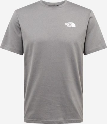 Tricou 'REDBOX' de la THE NORTH FACE pe gri: față