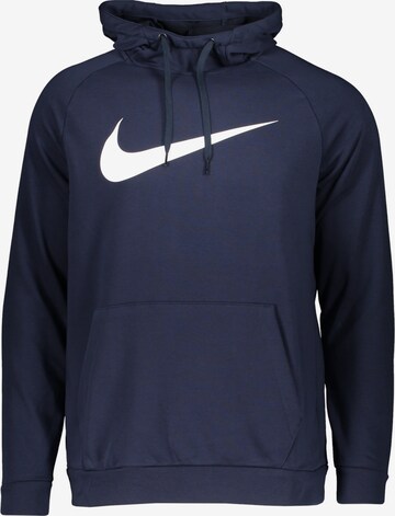 Sweat de sport NIKE en bleu : devant