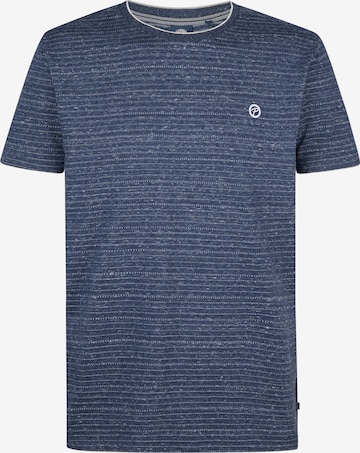 mėlyna Petrol Industries Marškinėliai 'Horizonstone': priekis