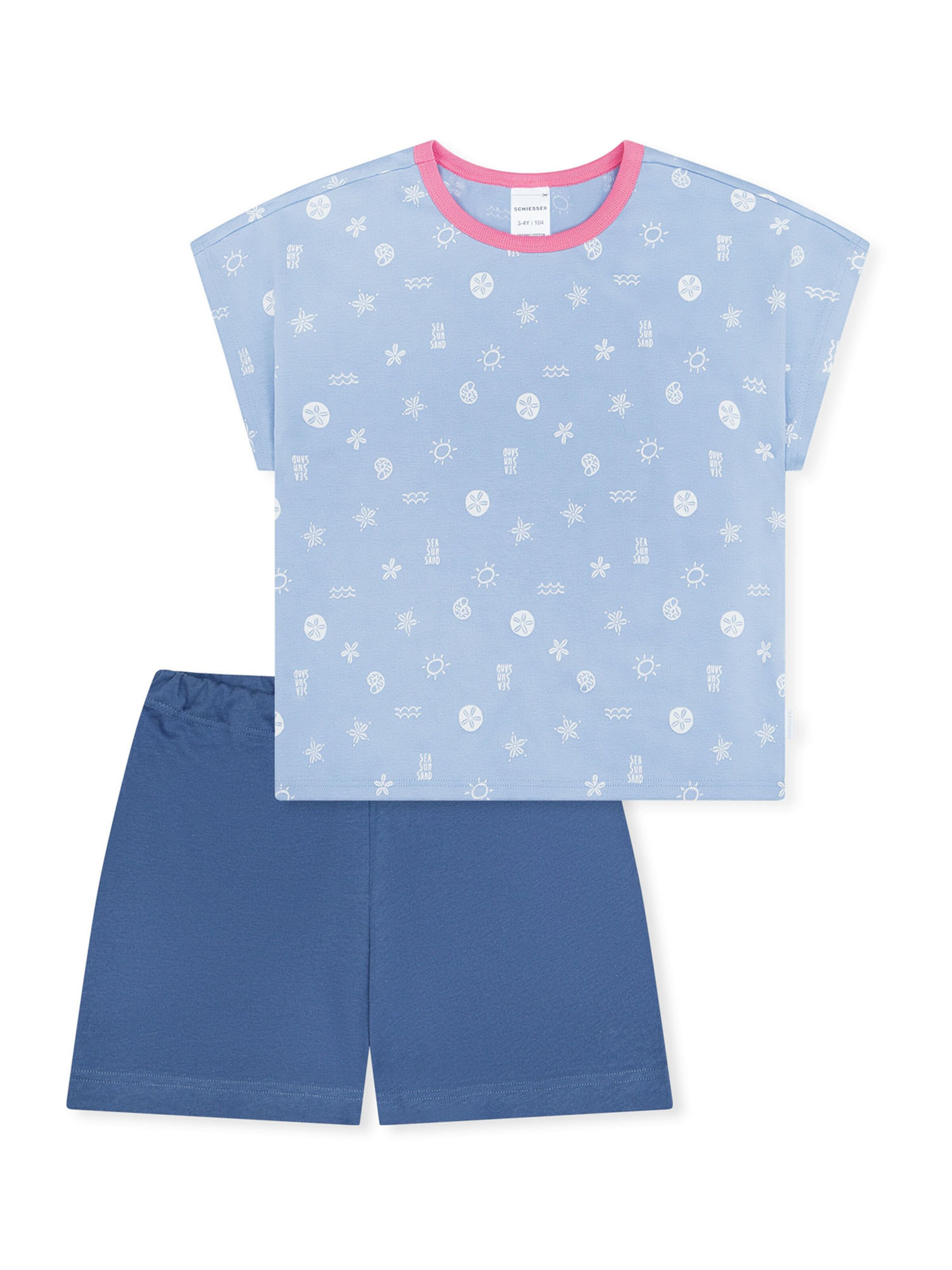 Pyjama ' Kids Nightwear ' SCHIESSER en bleu : devant