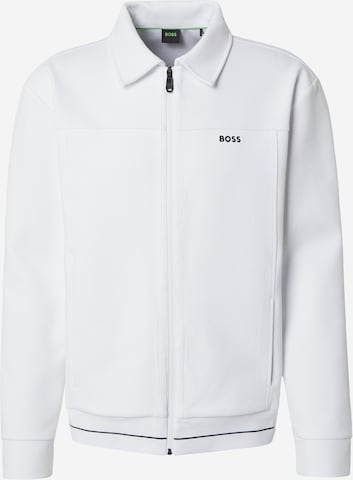 BOSS Jopa na zadrgo 'Member' | bela barva: sprednja stran