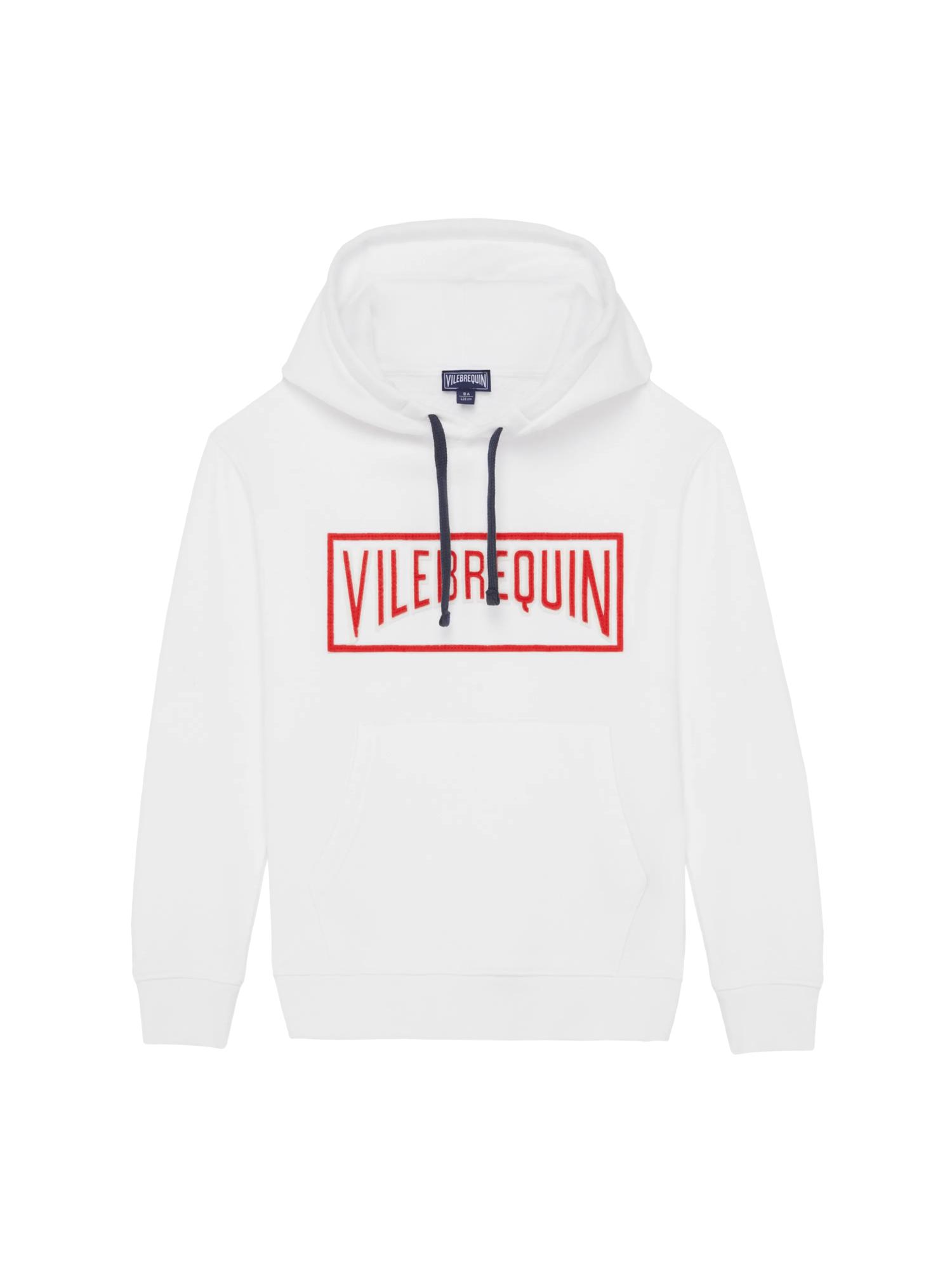 Sweat Vilebrequin en blanc : devant