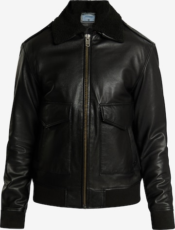 DreiMaster Vintage Between-Season Jacket in Black: front