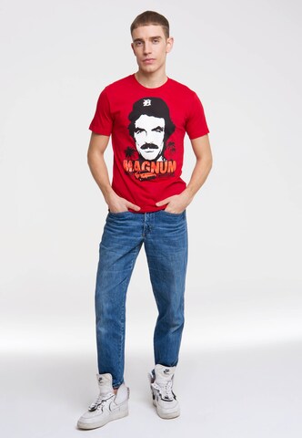 LOGOSHIRT T-Shirt MAGNUM in Rot