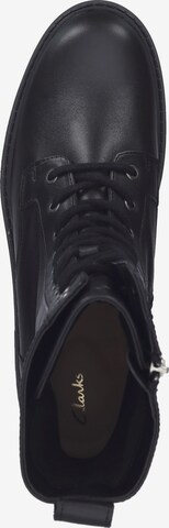 CLARKS Lace-Up Ankle Boots in Black