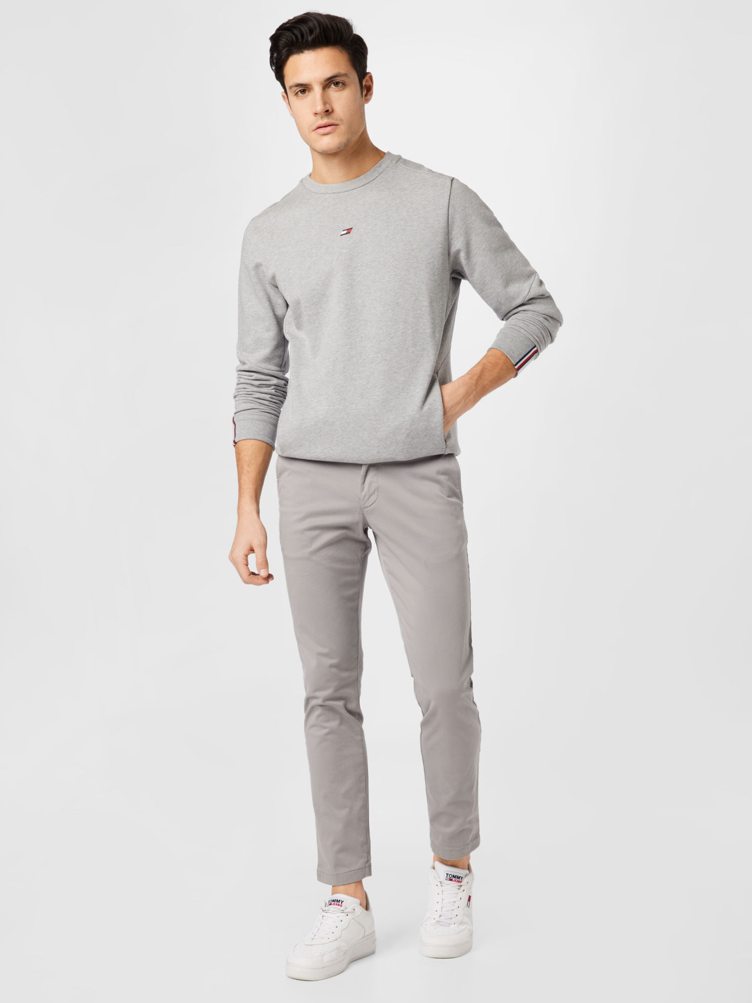 Männer Sportarten Tommy Sport Sportsweatshirt in Hellgrau - ZX36625 Männer Sportarten Tommy Sport Sportsweatshirt in Hellgrau - ZX36625