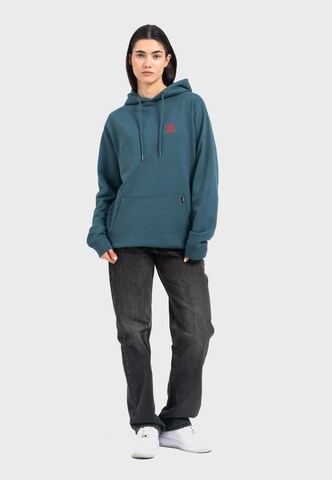 Oldskull Sweater 'Asian Neon Djane' in Blue