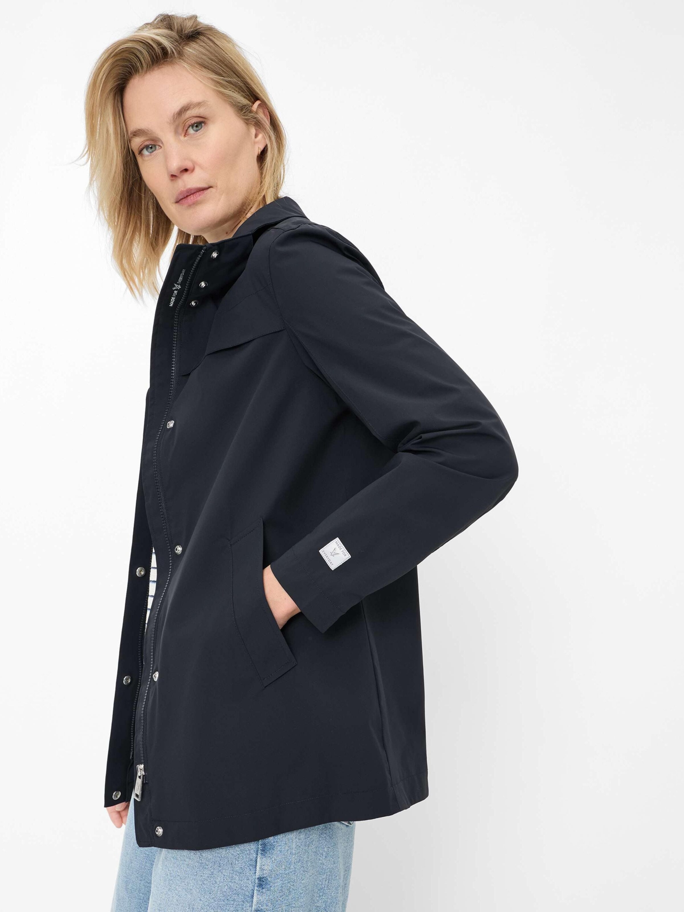 Fuchs Schmitt Between-Season Jacket 'Regenjacke Delft' in Blue