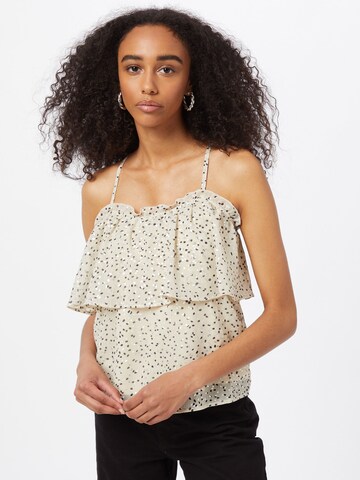 VERO MODA - Top 'JOT' en beige: frente