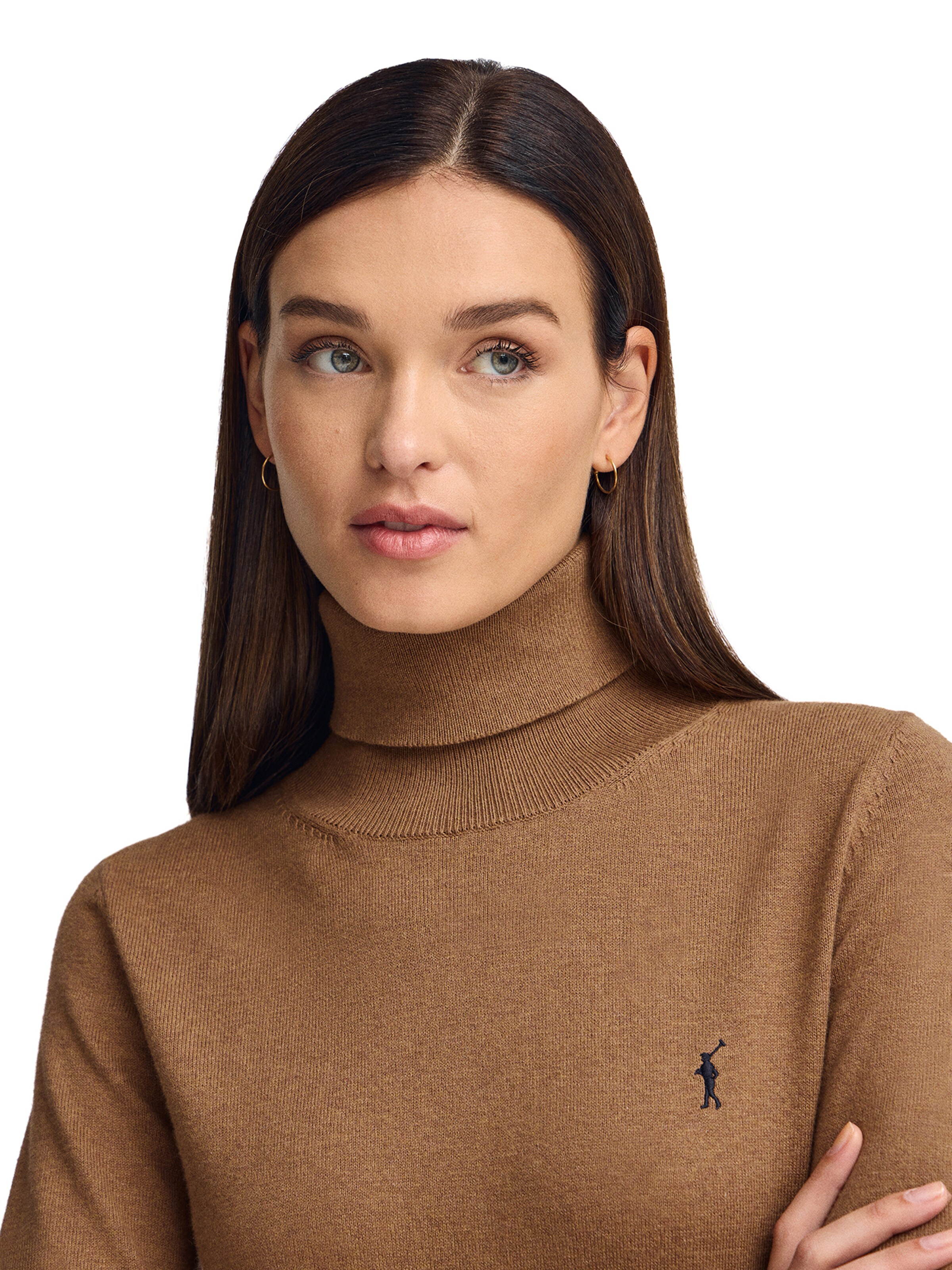 Polo Club Pullover in Braun