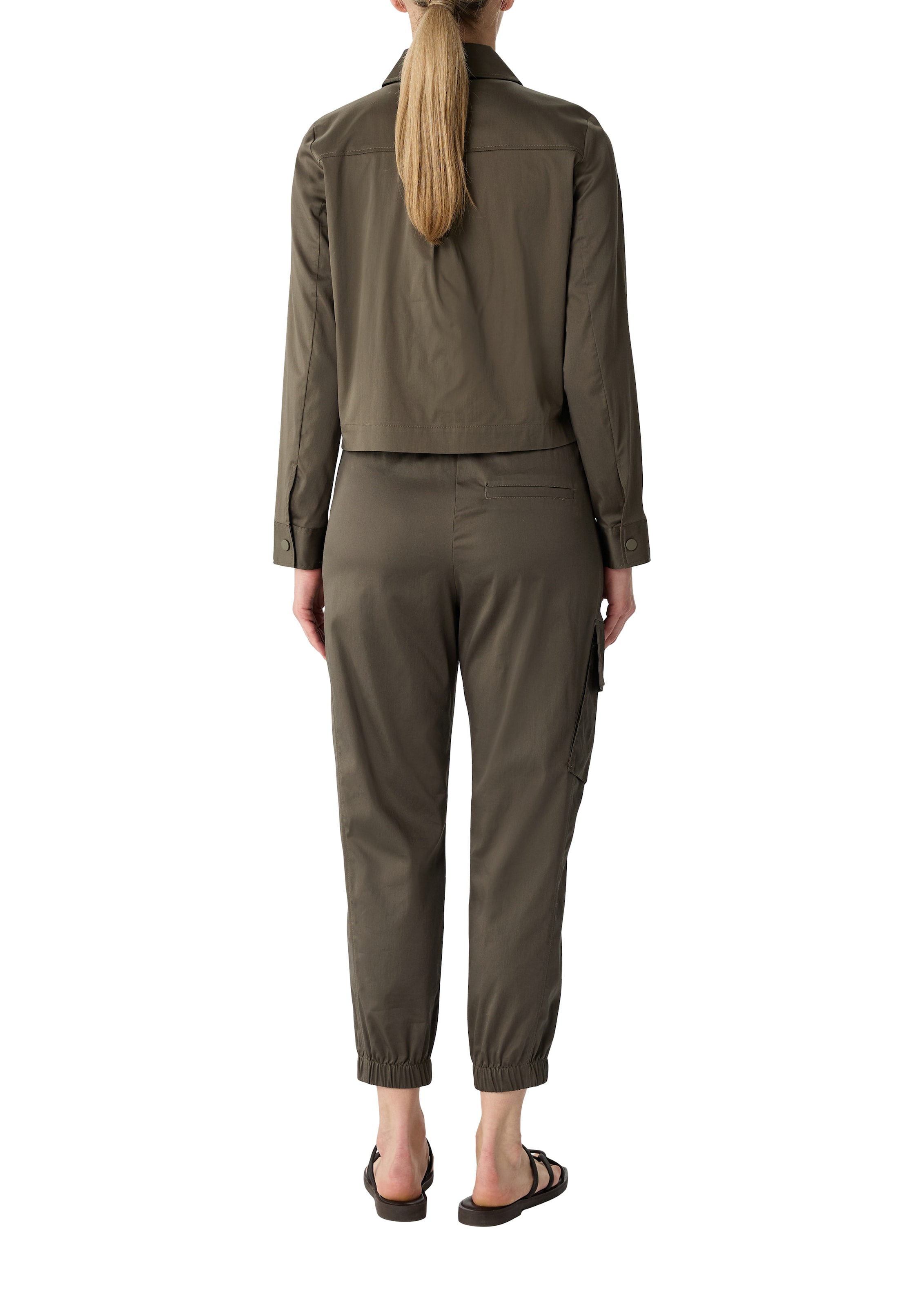 COMMA Jacke in Braun: Rückseite