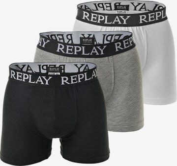 Boxer di REPLAY in grigio: frontale