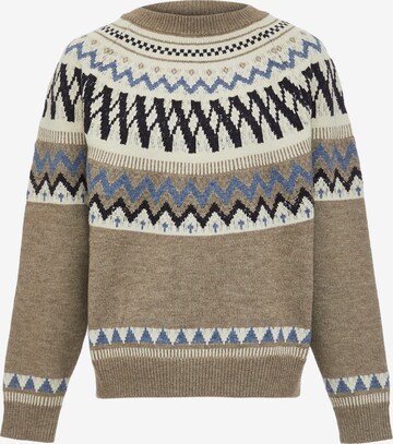 Jalene Sweater in Brown: front