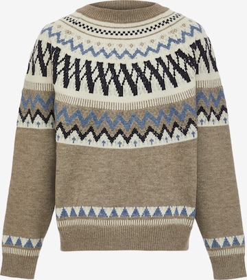 Jalene Sweater in Brown: front