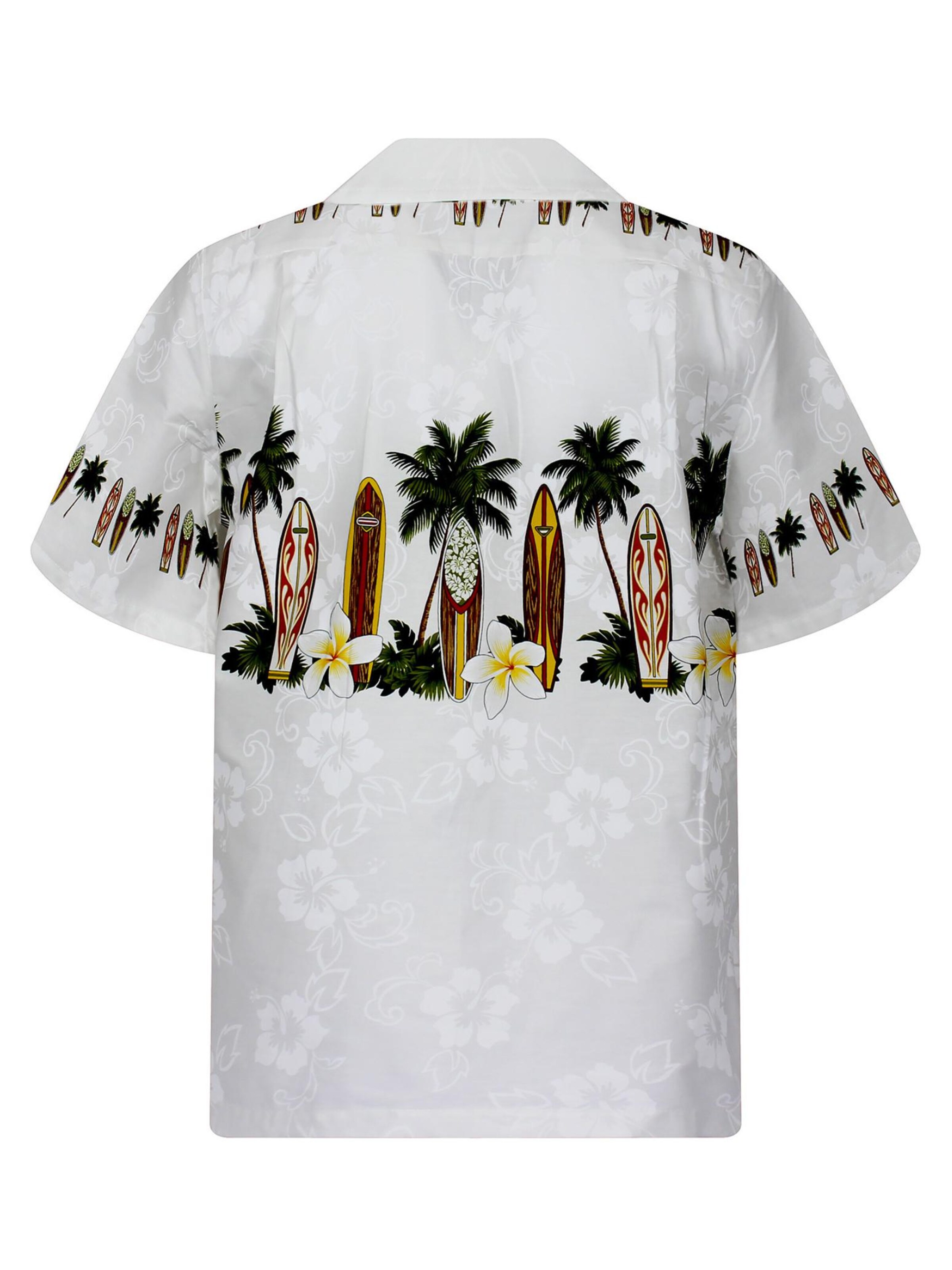 Pacific Legend Regular Fit Hemd 'Surfbretter' in Weiß