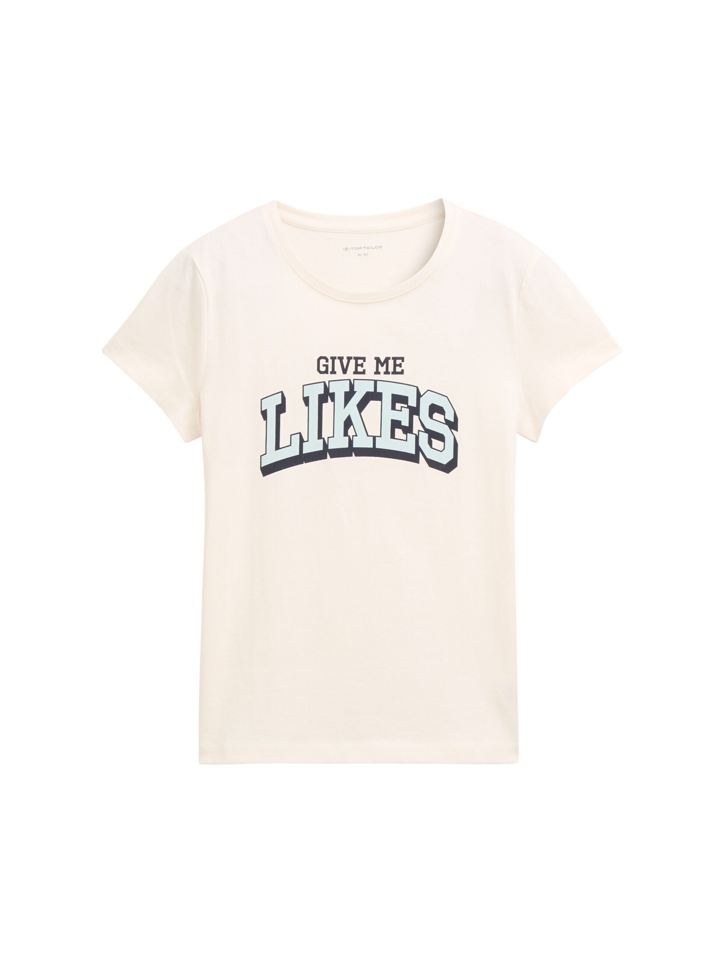 TOM TAILOR Shirt in Wit: voorkant